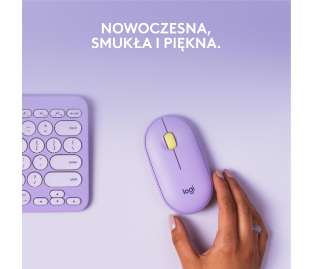 Logitech M350 Lawendowa - 1080184 - zdjęcie 7
